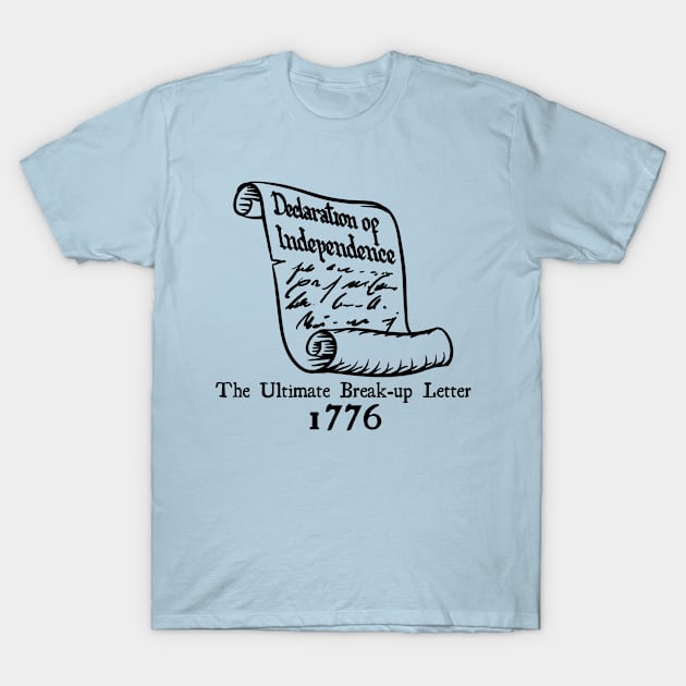 Declaration of Independence T-Shirt by capesandrollerskates 